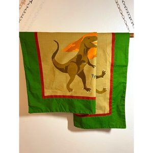 Tyrannosaurus Rex Pillow Shams Cotton/Poly Large Boys Room 20 x 26 New Gift 2